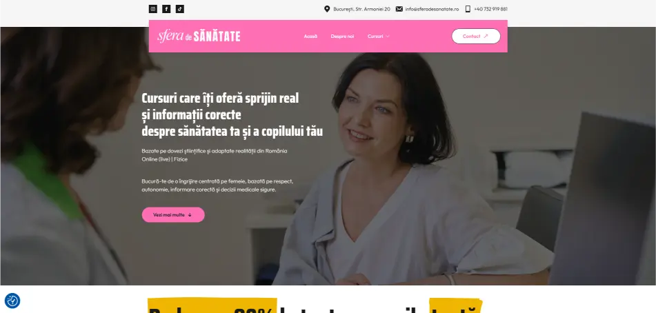 Platforma Cursuri Video Sanatate