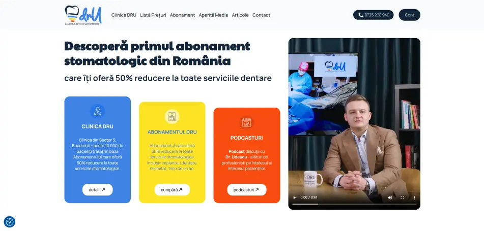 Website Clinica Stomatologica